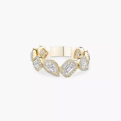 [ Moco ]Diamond Wedding Ring My Twin