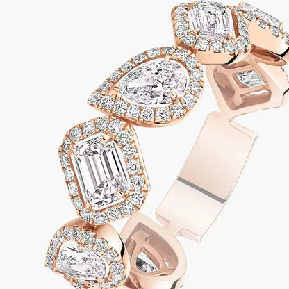 [ Moco ]Diamond Wedding Ring My Twin