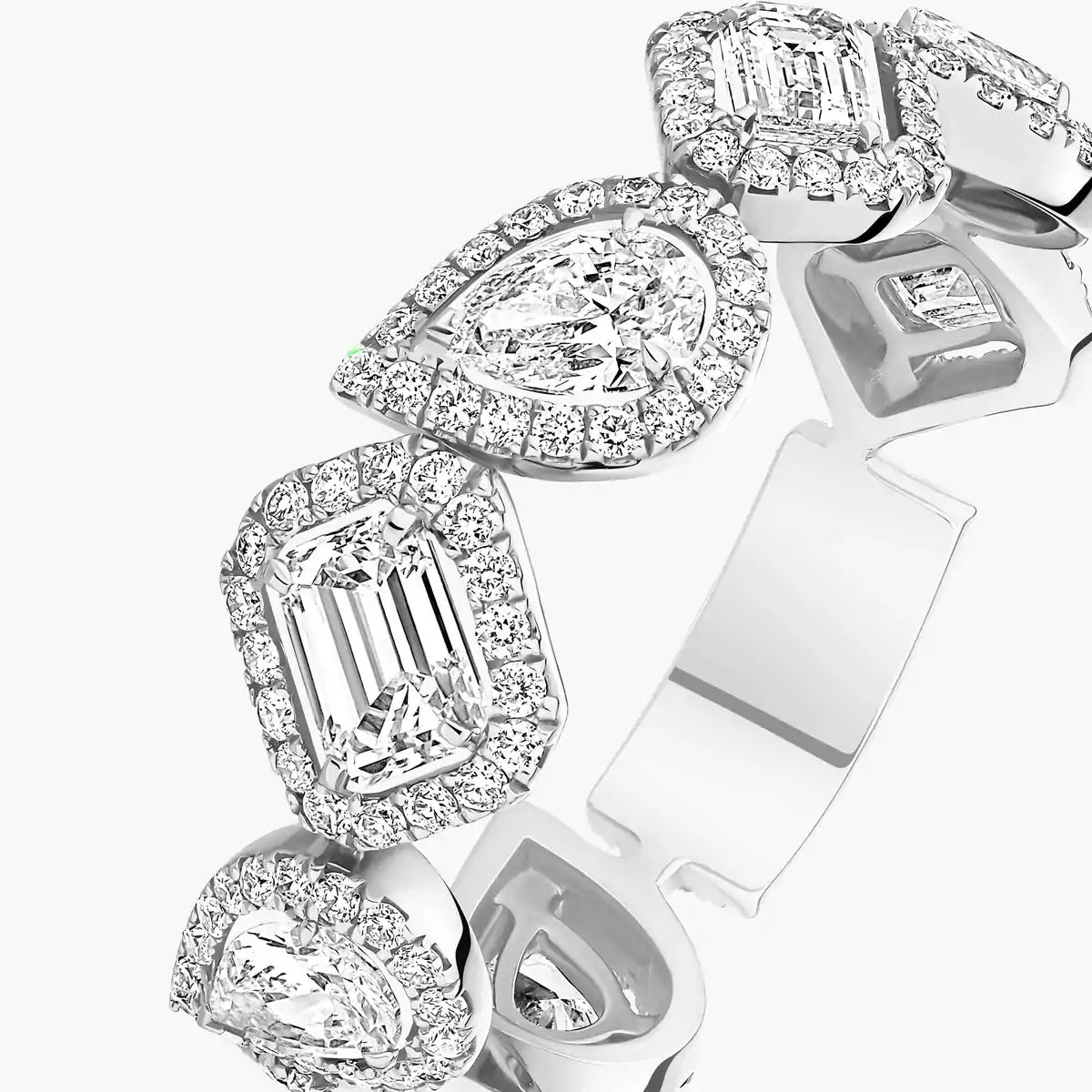 [ Moco ]Diamond Wedding Ring My Twin