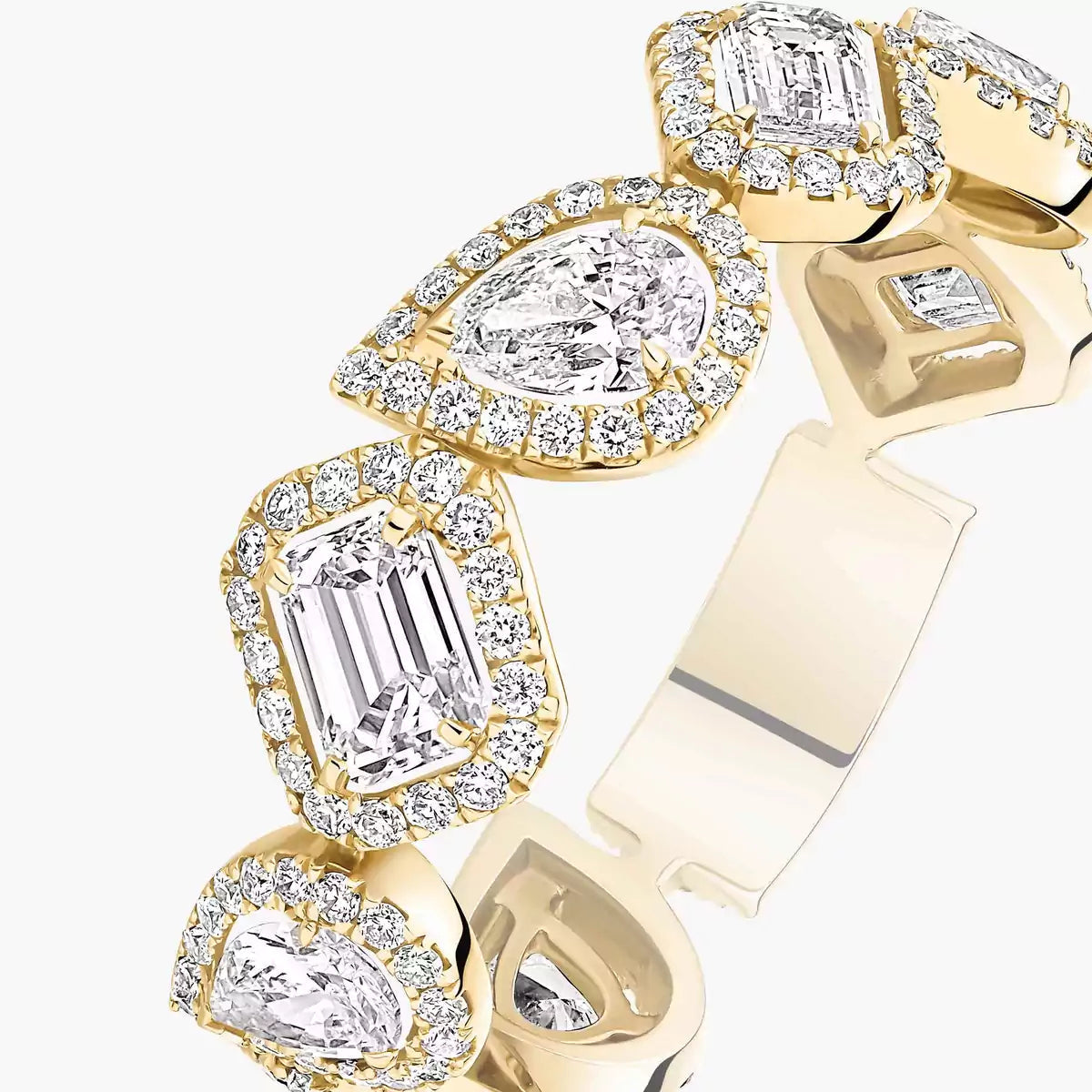 [ Moco ]Diamond Wedding Ring My Twin
