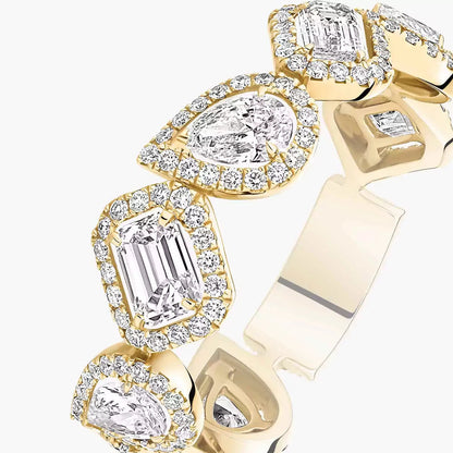 [ Moco ]Diamond Wedding Ring My Twin