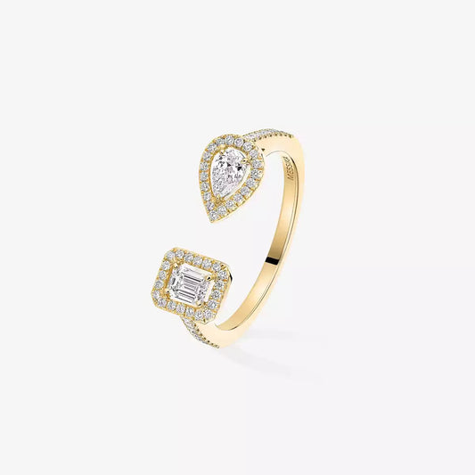 [ Moco ]My Twin Toi Gold Diamond Ring