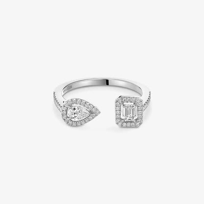 [ Moco ]My Twin Toi Gold Diamond Ring