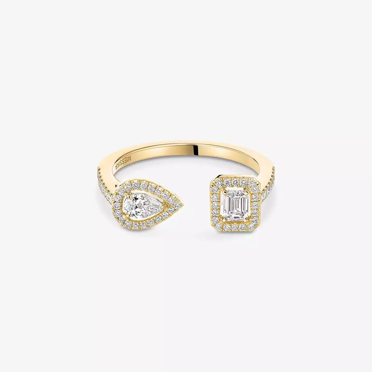 [ Moco ]My Twin Toi Gold Diamond Ring