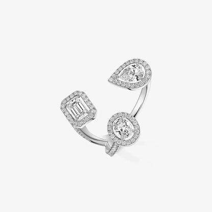 [[ Moco ] Diamond Ring 0,25ct My Twin Trilogy