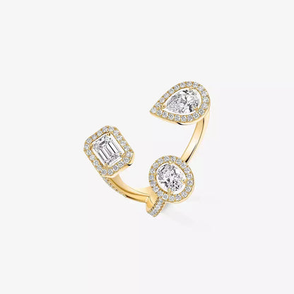 [[ Moco ] Diamond Ring 0,25ct My Twin Trilogy