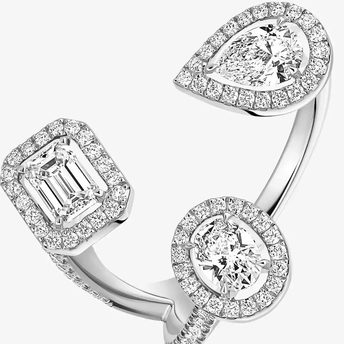 [[ Moco ] Diamond Ring 0,25ct My Twin Trilogy