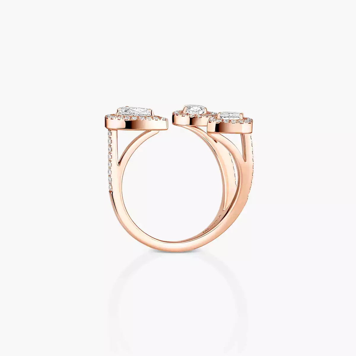 [[ Moco ] Diamond Ring 0,25ct My Twin Trilogy