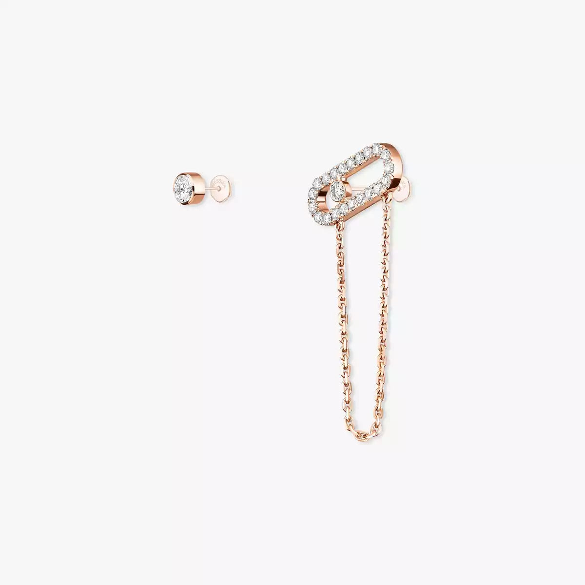 [ Moco ]Move Uno Diamond Earrings