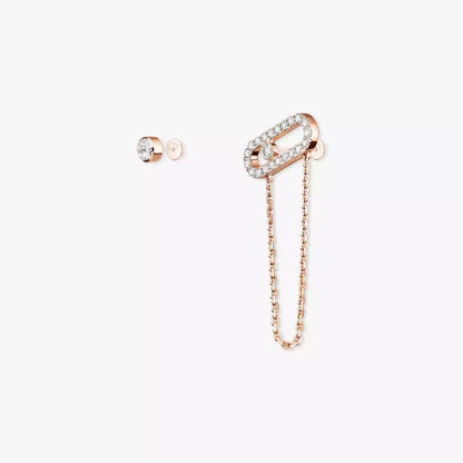 [ Moco ]Move Uno Diamond Earrings