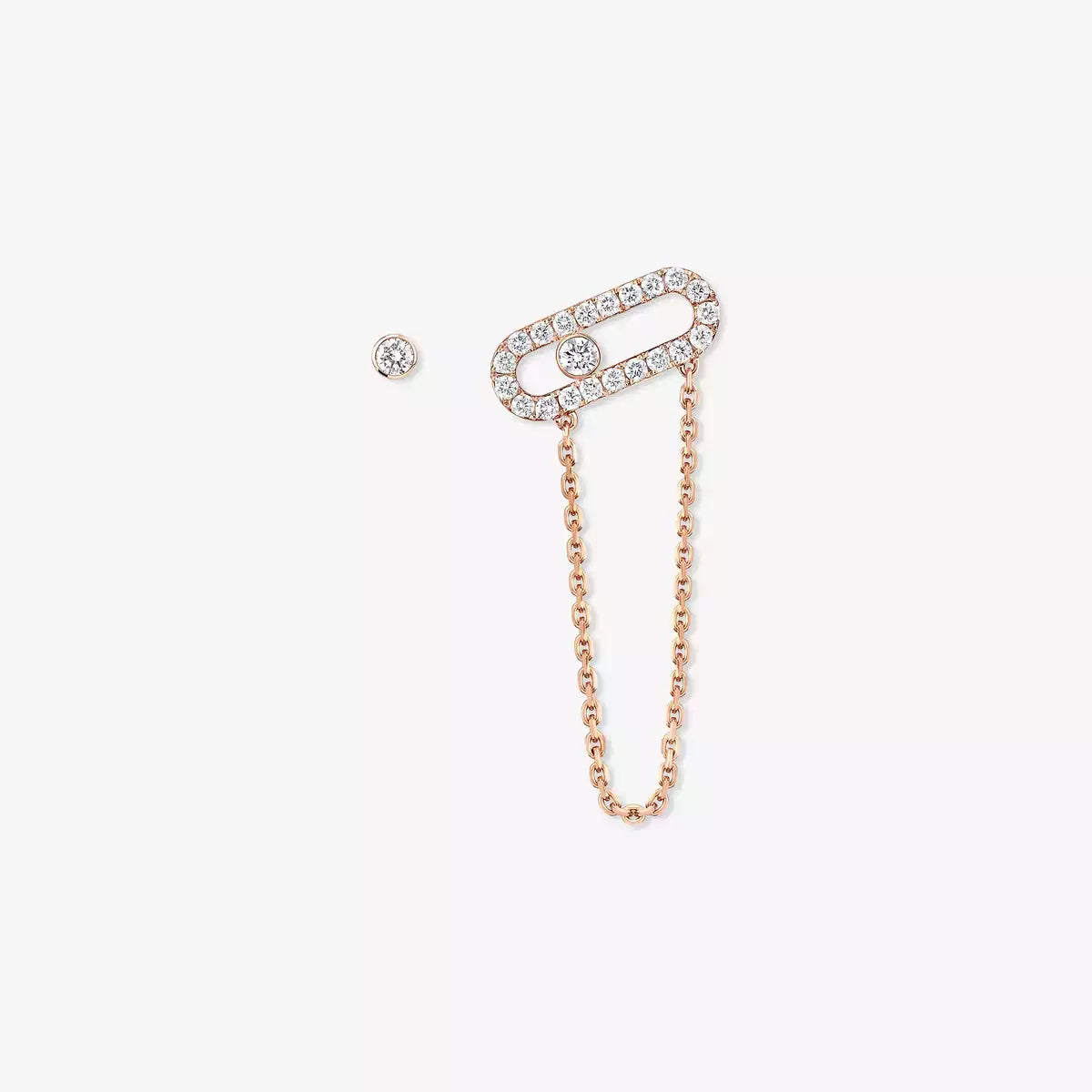 [ Moco ]Move Uno Diamond Earrings