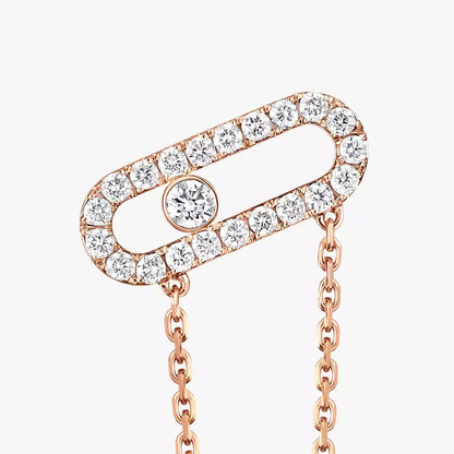 [ Moco ]Move Uno Diamond Earrings