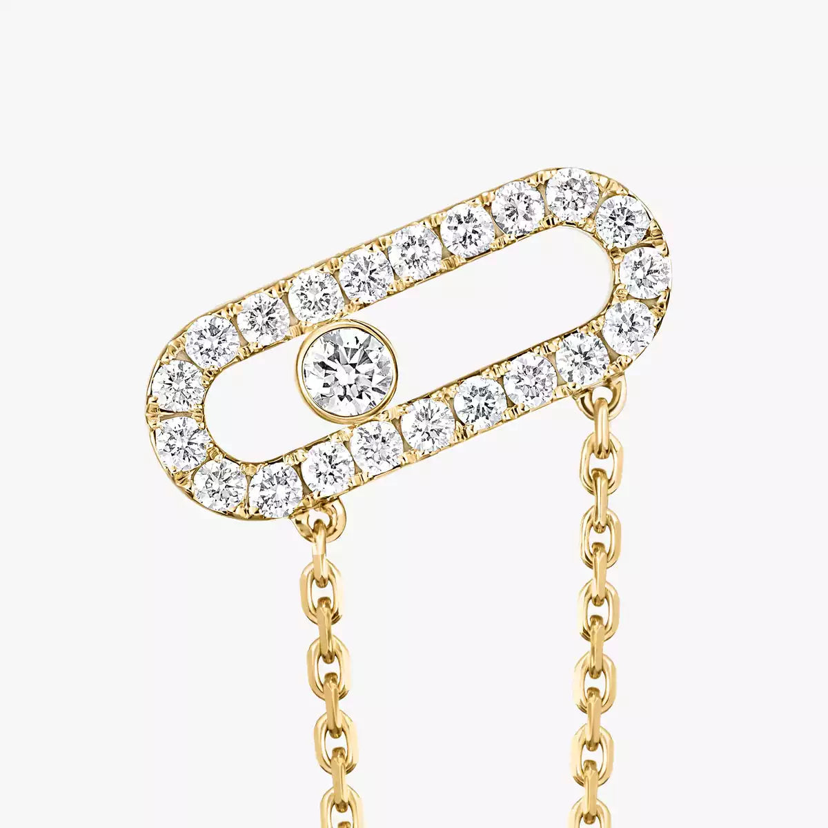 [ Moco ]Move Uno Diamond Earrings
