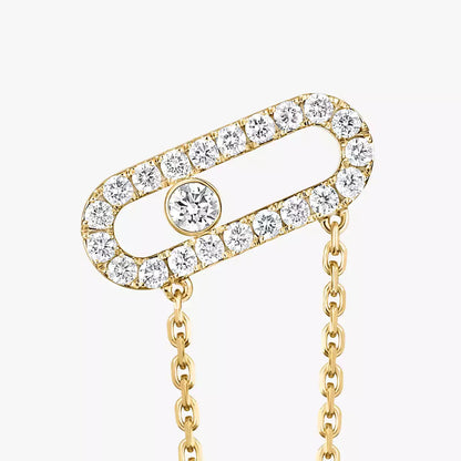 [ Moco ]Move Uno Diamond Earrings