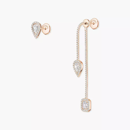 [ Moco ]Diamond Drop Earrings My Twin