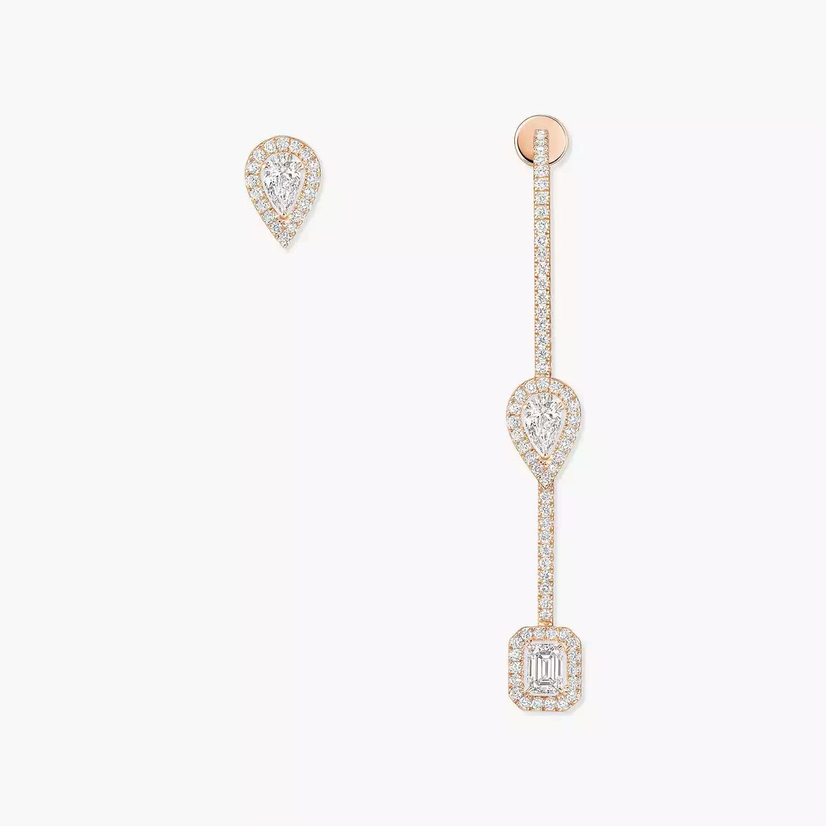 [ Moco ]Diamond Drop Earrings My Twin
