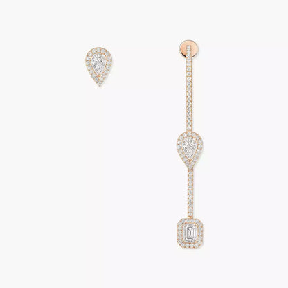 [ Moco ]Diamond Drop Earrings My Twin