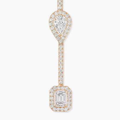 [ Moco ]Diamond Drop Earrings My Twin