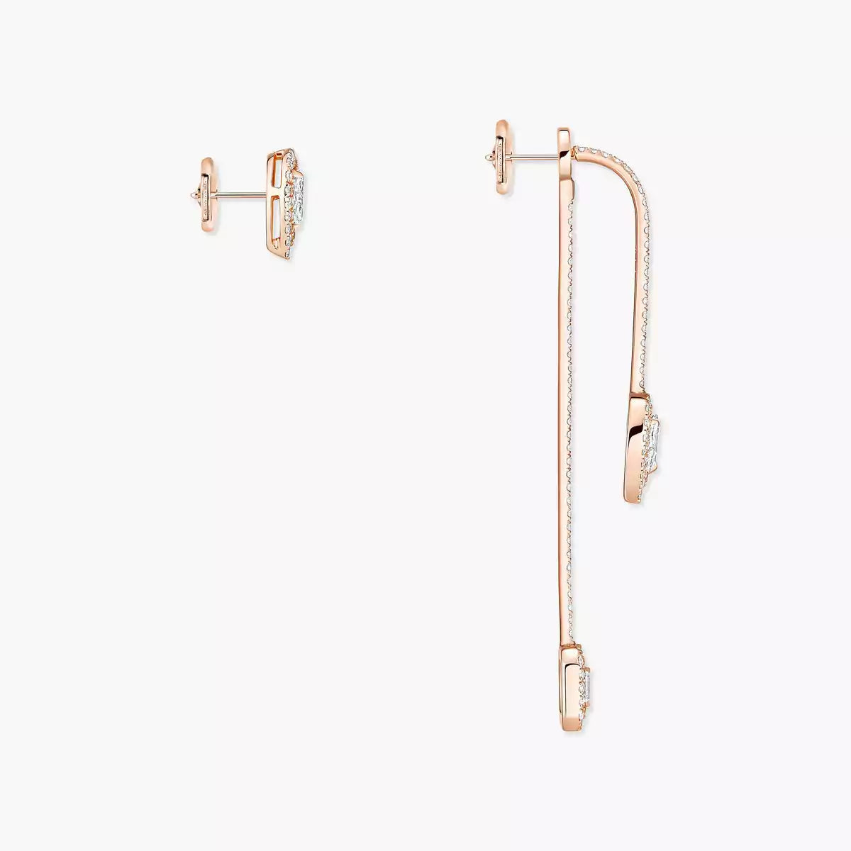 [ Moco ]Diamond Drop Earrings My Twin