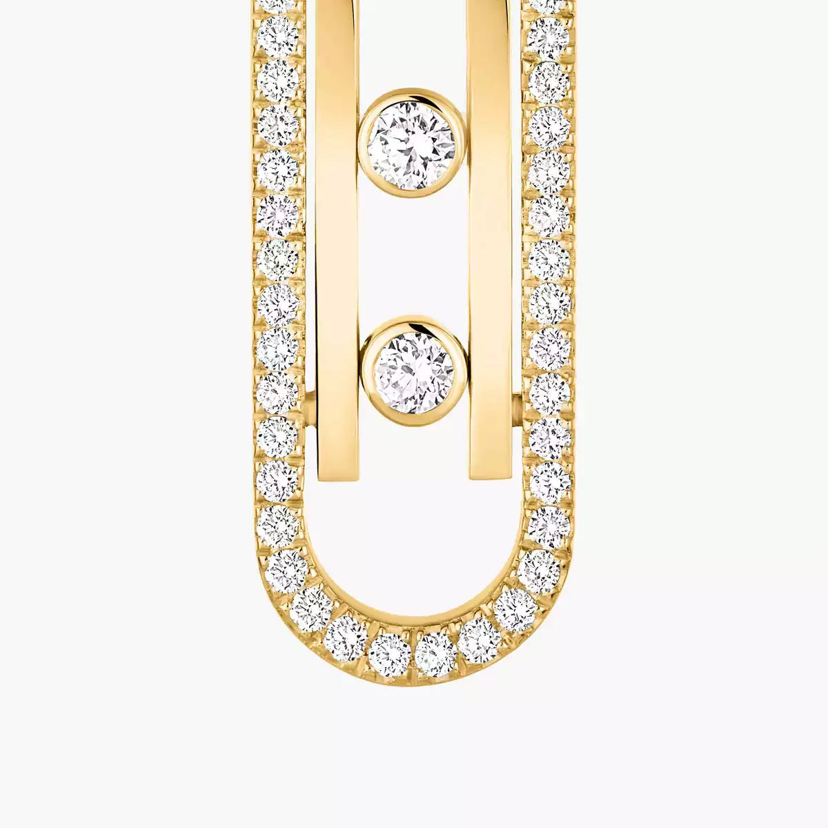 [ Moco ]Diamond Pendant Earrings Move 10Th
