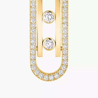 [ Moco ]Diamond Pendant Earrings Move 10Th