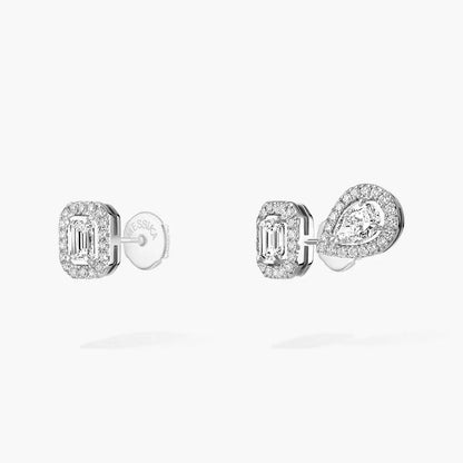 [ Moco ]Diamond Earrings 0,10ct My Twin 1+2