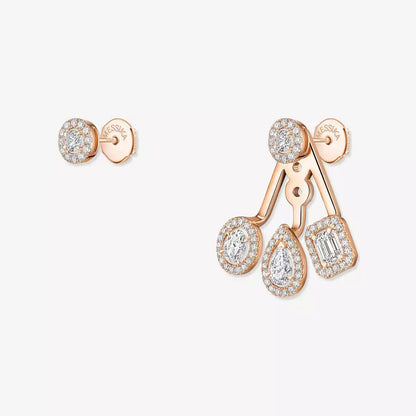 [ Moco ] My Twin Trio  Diamond Earrings