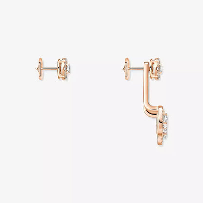 [ Moco ] My Twin Trio  Diamond Earrings