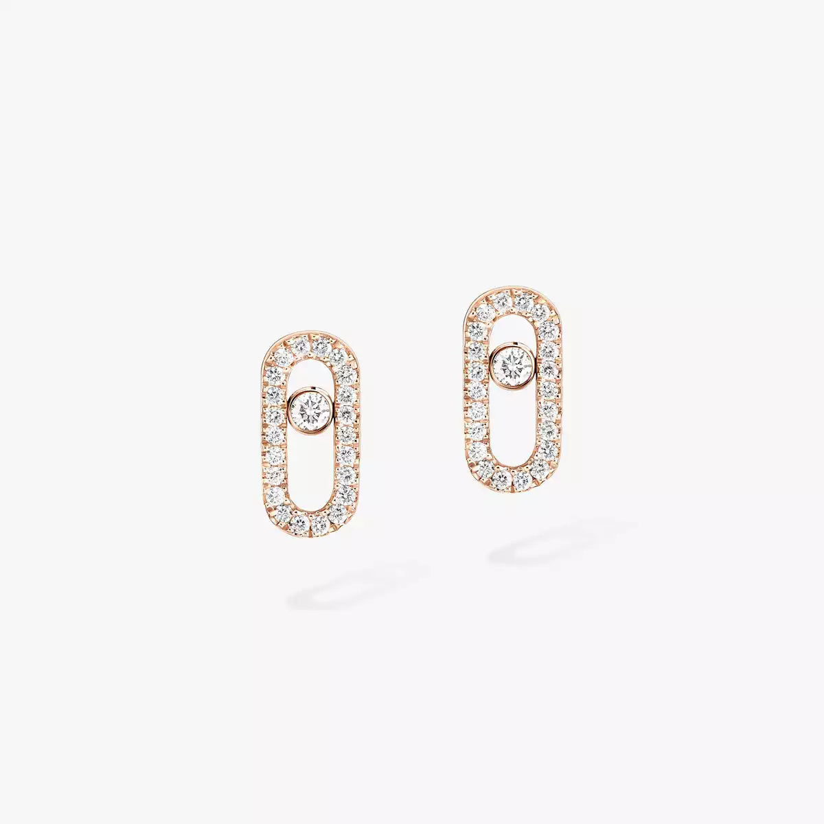 [ Moco ]Move Uno Diamond Earrings