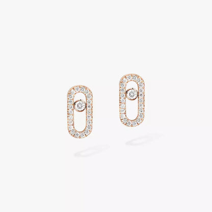 [ Moco ]Move Uno Diamond Earrings