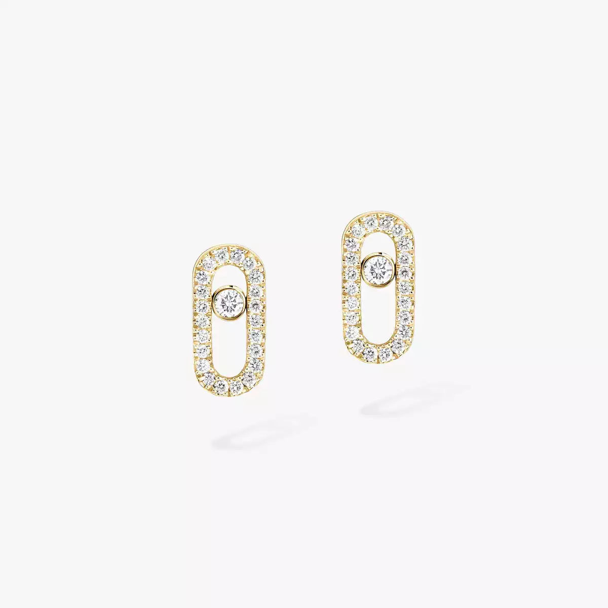 [ Moco ]Move Uno Diamond Earrings