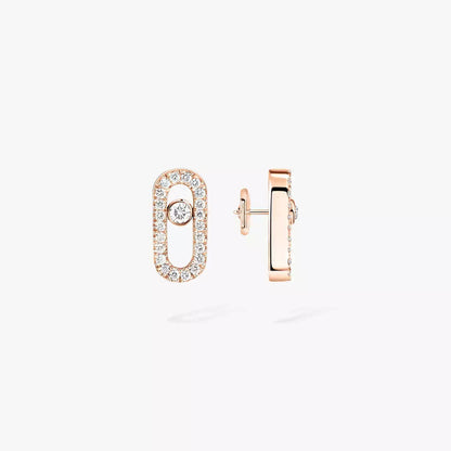 [ Moco ]Move Uno Diamond Earrings