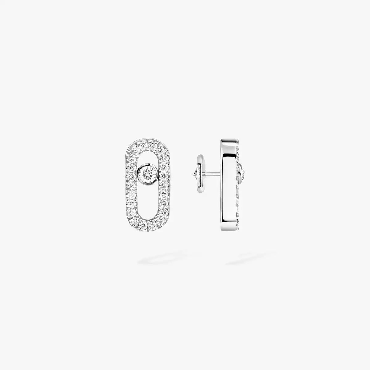 [ Moco ]Move Uno Diamond Earrings