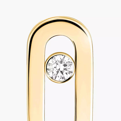[ Moco ]Move Uno Diamond Stud Earrings