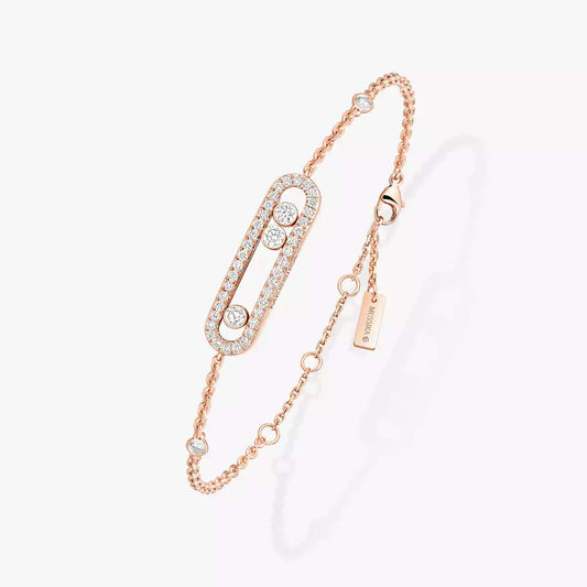 [ Moco ]Pavé Baby Move Diamond Bracelet