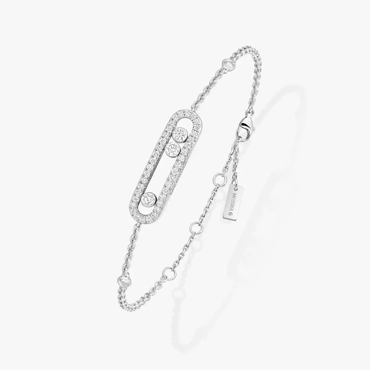 [ Moco ]Pavé Baby Move Diamond Bracelet