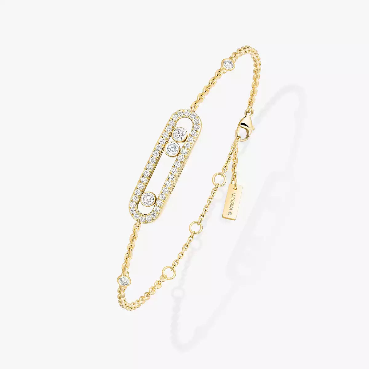 [ Moco ]Pavé Baby Move Diamond Bracelet