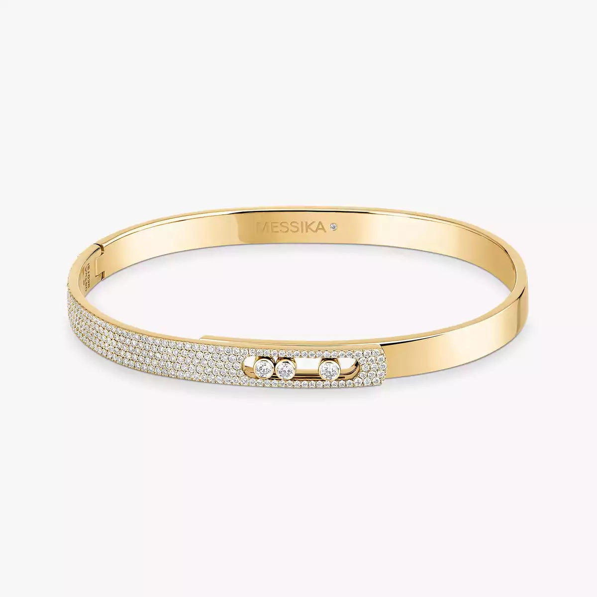 [ Moco ]Move Noa Rose Gold Pavé Diamond Bangle Bracelet
