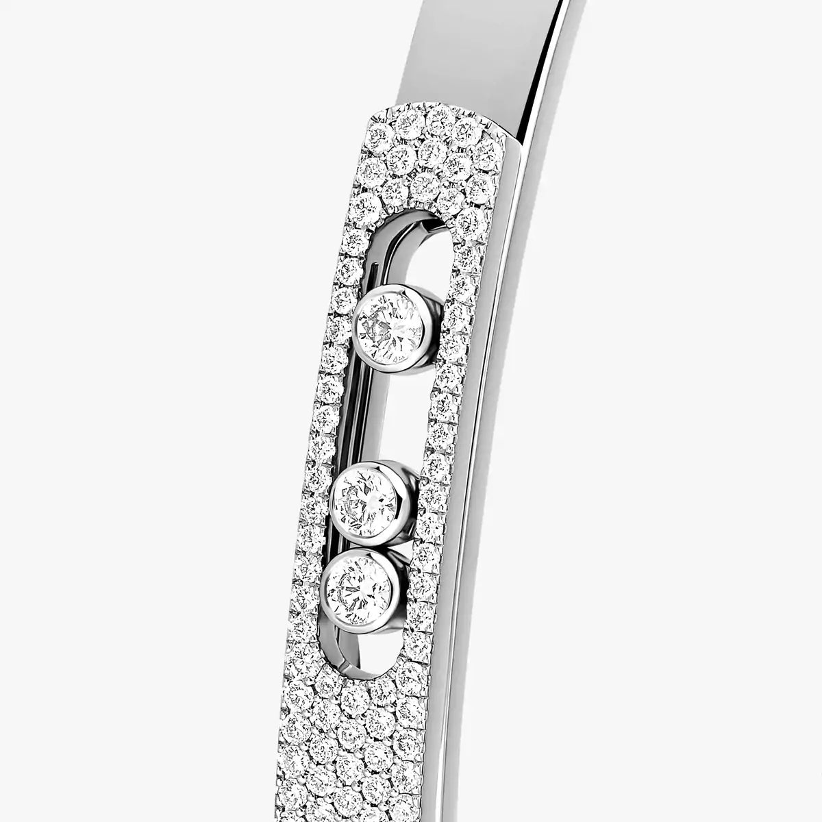 [ Moco ]Move Noa Rose Gold Pavé Diamond Bangle Bracelet