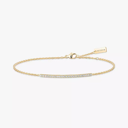 [ Moco ]Diamond Thin Bangle 0.15ct My Twin Toi & Moi