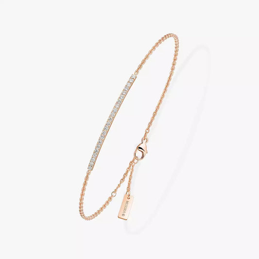 [ Moco ]Diamond Thin Bangle 0.15ct My Twin Toi & Moi