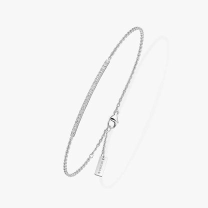 [ Moco ]Diamond Thin Bangle 0.15ct My Twin Toi & Moi