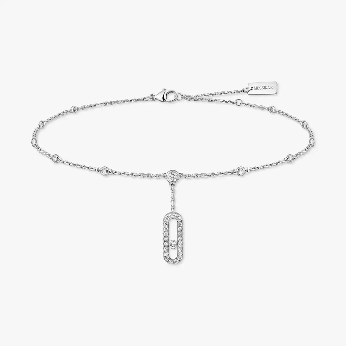[ Moco ] Move Uno pavé ankle bracelet
