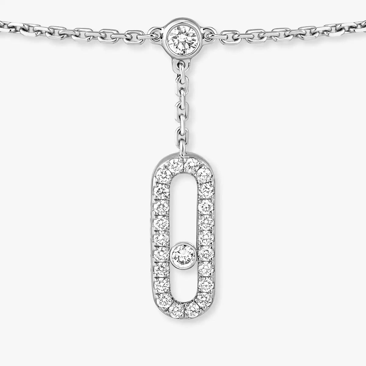 [ Moco ] Move Uno pavé ankle bracelet