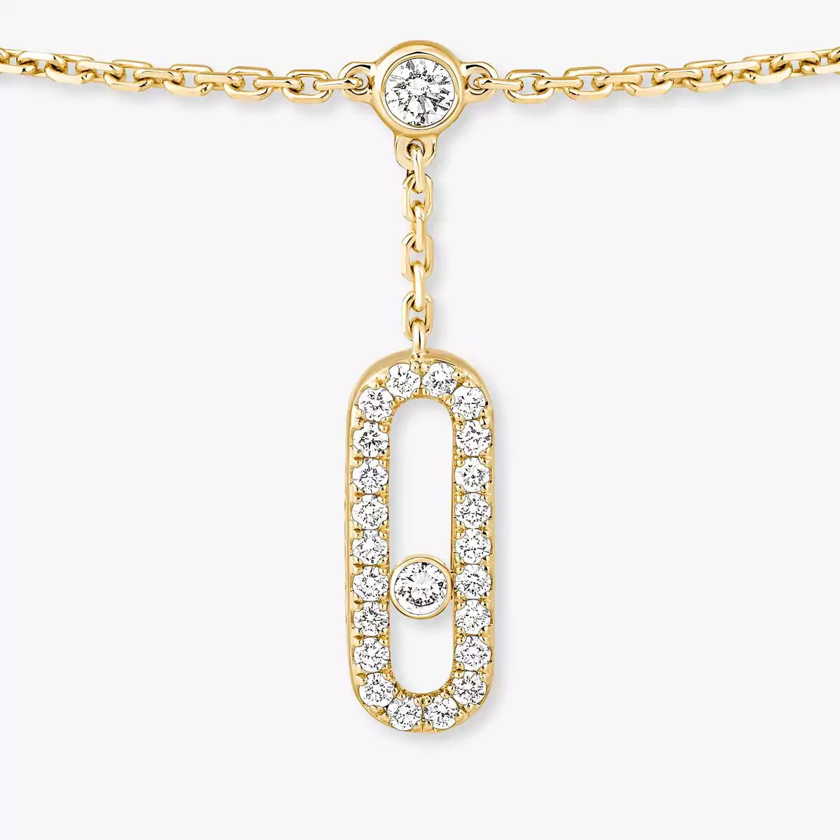 [ Moco ] Move Uno pavé ankle bracelet