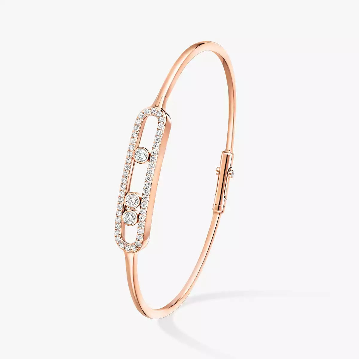 [ Moco ]Move Pavé Diamond Bangle Bracelet M