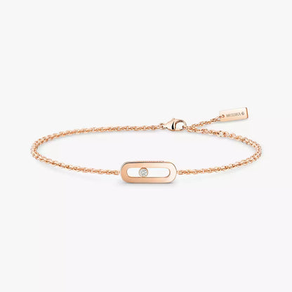 [ Moco ]Move Uno Diamond Bracelet