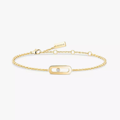 [ Moco ]Move Uno Diamond Bracelet