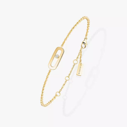 [ Moco ]Move Uno Diamond Bracelet