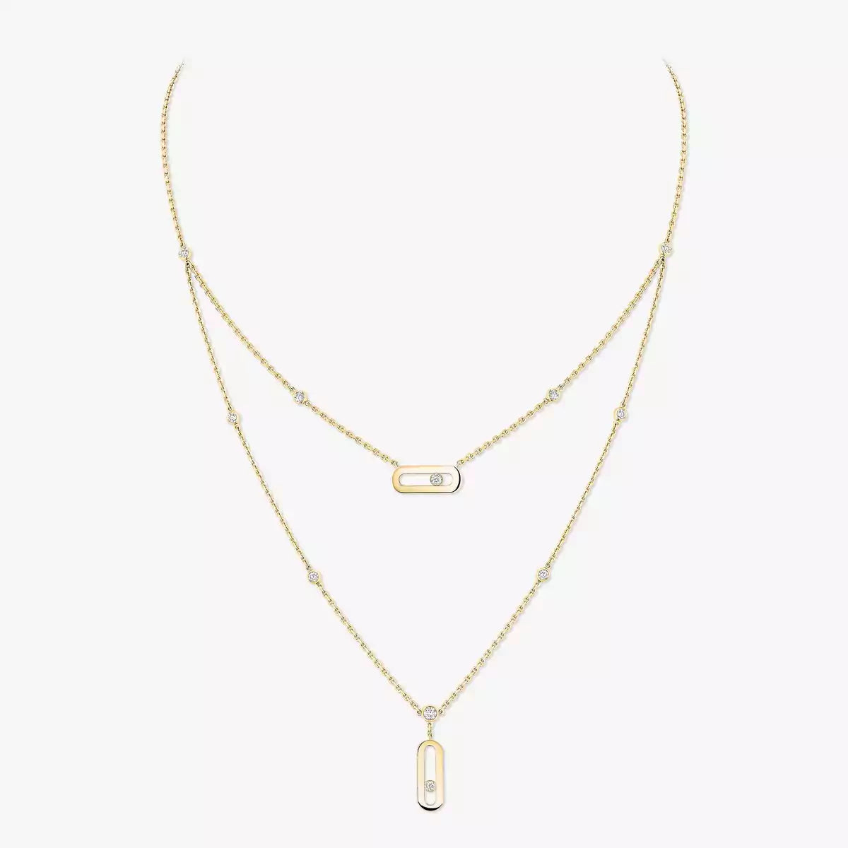 [ Moco ] Move Uno Diamond Necklace